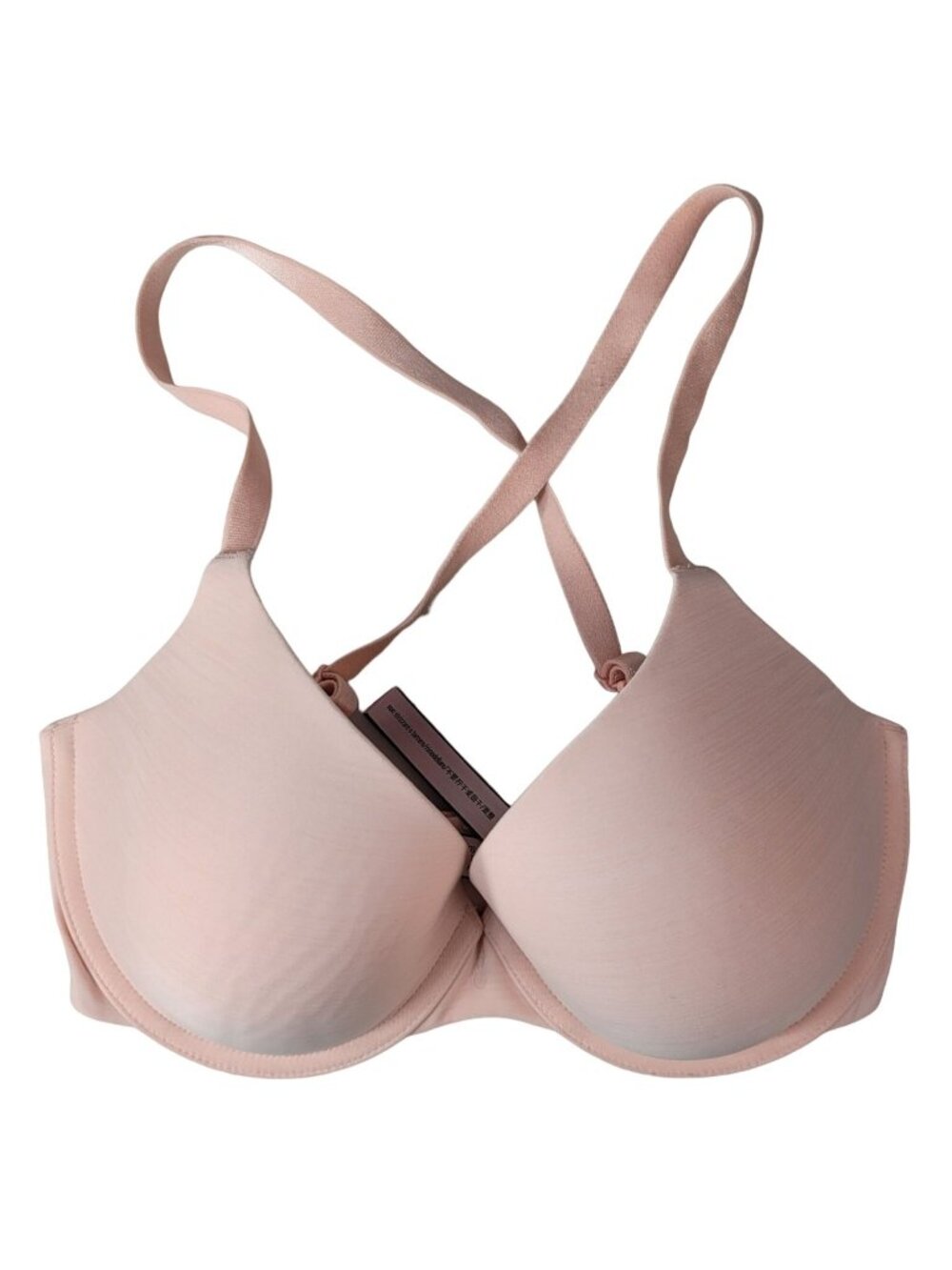 Victoria's Secret Uplift Semi Demi Underwire Bra Pink 32DD Seamless Convertible